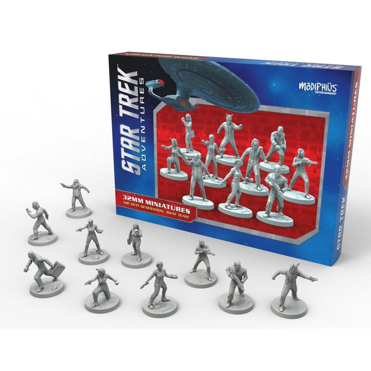 Star Trek Adventures - RPG 32mm Miniatures - Next Generation Away Team ...